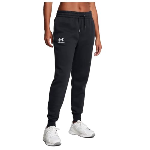 Under Armour UA Icon Fleece Jogger - Nero/Nero/Bianco - XS