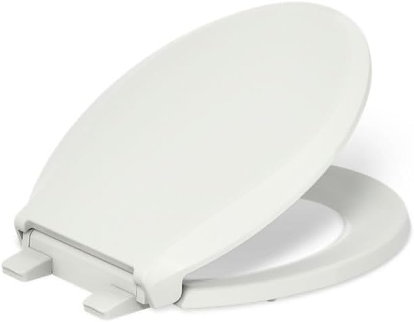 KOHLER 4639-RL-NY Cachet READYLATCH Quiet Close Round Toilet SEAT, Dune Round Dune Ready Latch