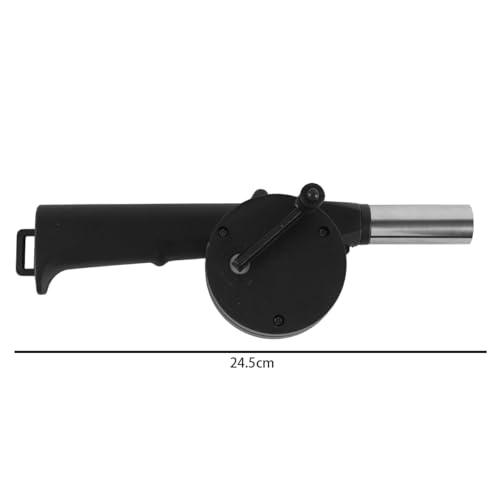Riven Tragbares Handkurbelgebläse, manuelles Gebläse für BBQ Outdoor Holzkochen