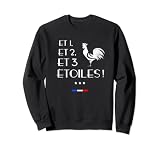 Funny France Soccer Trois étoiles Coq Français Sweatshirt
