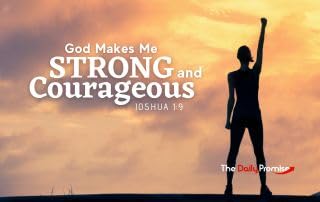 God Makes Me Strong and Courageous Podcast Por arte de portada