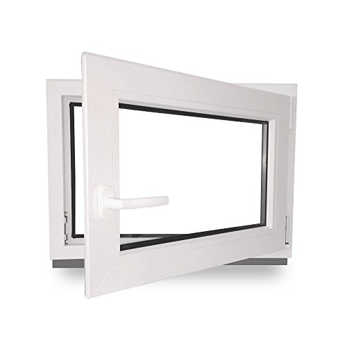 Kellerfenster - Kunststoff - Fenster - weiß - BxH: 110x70cm - DIN Links - 3-Fach-Verglasung - Wunschmaße ohne Aufpreis Kellerfenster - Kunststoff - Fenster - weiß - BxH: 110x70cm - DIN Links - 3-Fach-Verglasung - Wunschmaße ohne Aufpreis