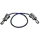 Thera-Band Zubehör, 30 cm Schlauch mit Verbindungs-Clips: Paar (blau)