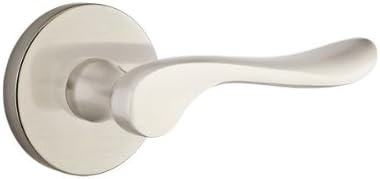 EMTEK 5209LULHUS15 - Juego de privacidad de roseta de disco con palanca Luzern de acabado a juego, elección de mano izquierdaderecha y 7 acabados,