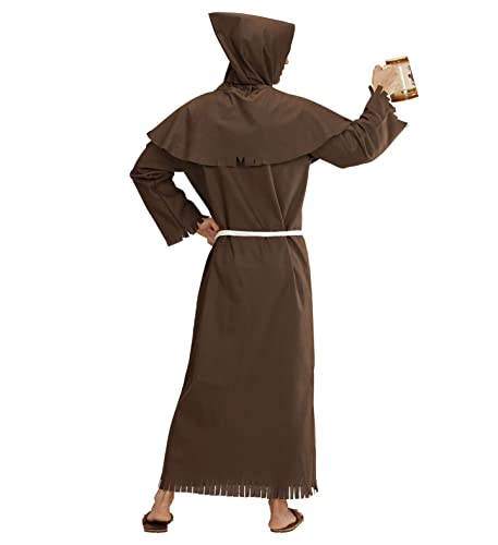 Costume moine traditionnel Widmann avec robe pour fêtes de déguisement - 3