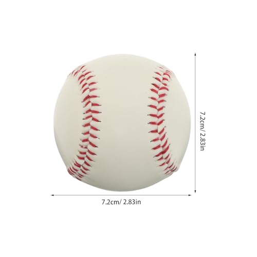 Balle de baseball phosphorescente et résistante aux intempéries en taille standard x2