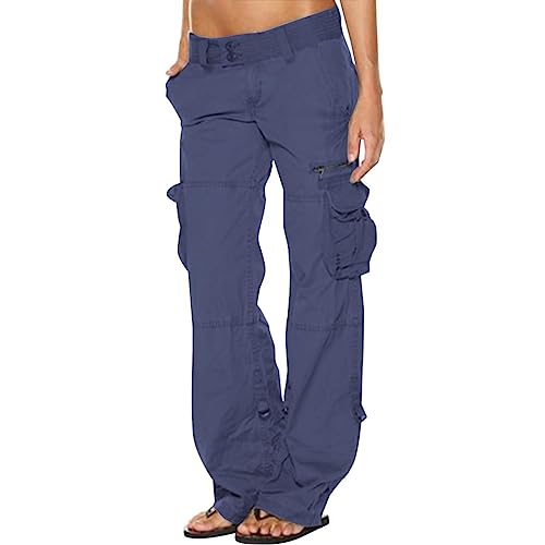 Aoouekul Trekkinghose Damen Cargo Hosen Langlaufhose Softshellhose...