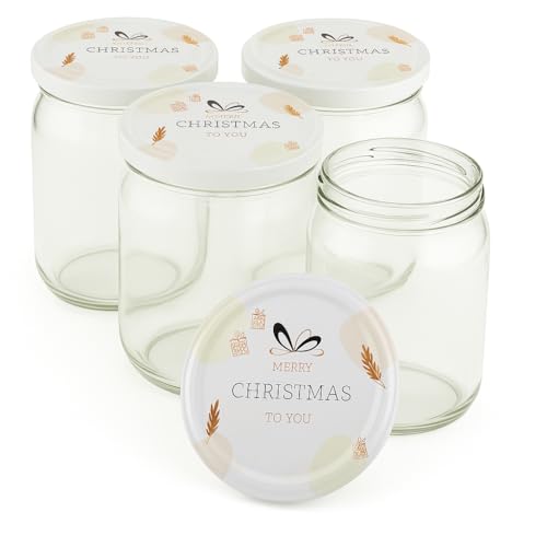 Einmachgläser mit schraubdeckel 8er pack einmachglas mit deckel christmas to you