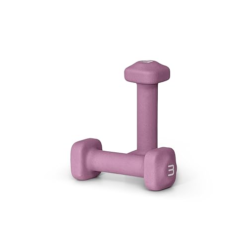 Tone Fitness Neoprene Dumbbell Weight Pairs with Anti-Roll Square Head | Multiple Options