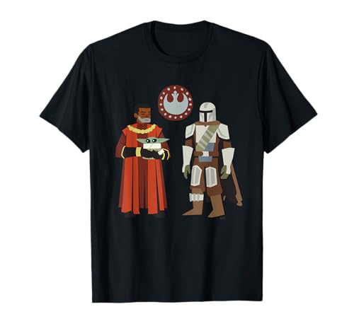 T-shirt Grogu et Greef Karga cadeau d'anniversaire original pour fan de la série Mandalorian