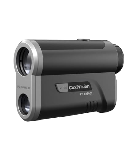 Image of CoxiVision Hunting Range Finder 1400 /2000 /3000 Yards with Slope, 7X Magnification, Red OLED Display, BRD Mode, Angle Compensation, Scan Waterproof