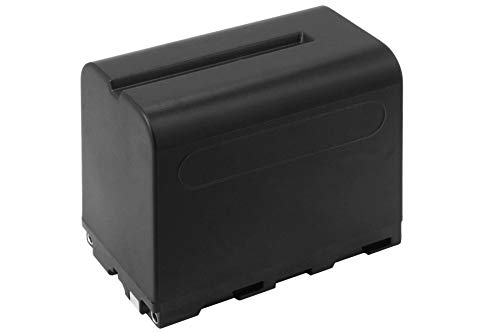 Cargador doble con batería NP-F970 de 6600mAh para focos LED y monitor Atomos 4
