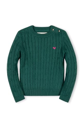 Image of Hope & Henry Girls Cable Front Pullover Sweater