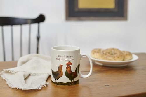 Taza de café Stoneware 18oz diseño Rise & Shine miniatura 3