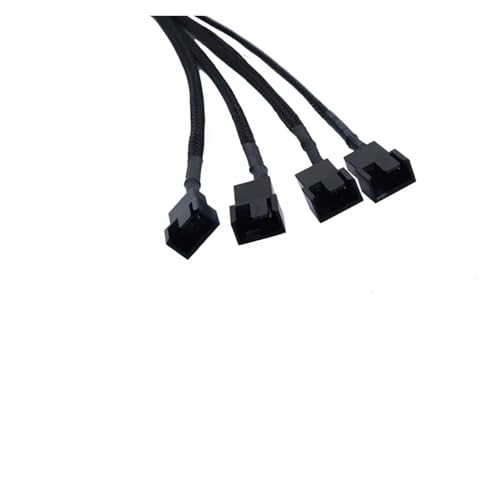 Cable adaptador divisor de ventilador 1 a 4 SATA 15Pin a 3/4Pin miniatura 7