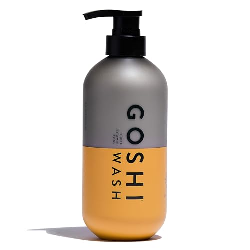 GOSHI Super Vitamin Body Wash 20 oz - pH-Balanced Exfoliating Body Wash for Men and Women - For All Skin Types