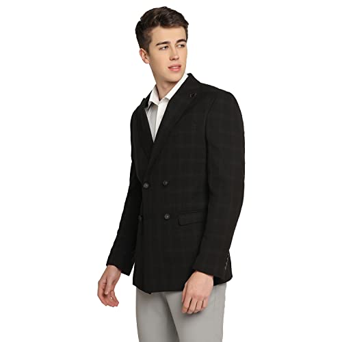 Image of blackberrys Men's Slim Blazer (BP-CH-OARK2# Black 48)