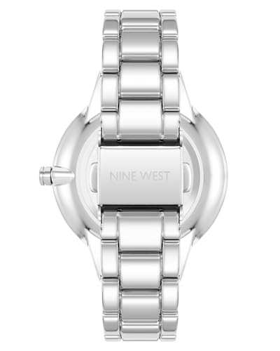 Image of Nine West Women's Crystal Accented Bracelet Watch
