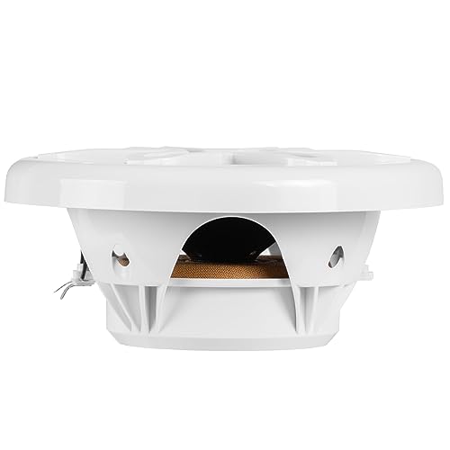 Image of BELVA BMS65WH 500W Peak (250W RMS) 6.5 inch 2-Way White Coaxial Marine Speakers for Boats /ATV /UTV /SxS /Powersport