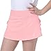 Toddler Kids Girls Fashionable Casual Tennis Fitness Yoga Running Sports Pockets Shorts Skirts Skirt (Pink, 6-7 Years)