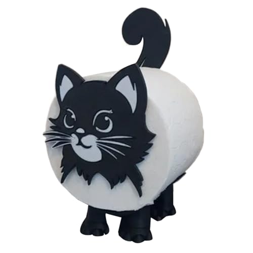 Flkiglm Katze Toilettenpapierhalter, Lustiges Freistehendes Toilettenpapier Für Badezimmer, Katze Aufbewahrung Toilettenpapier, Kreativer Tier-Toilettenpapierhalter, Katze Freistehend WC Papierhalter Flkiglm Katze Toilettenpapierhalter, Lustiges Freistehendes Toilettenpapier Für Badezimmer, Katze Aufbewahrung Toilettenpapier, Kreativer Tier-Toilettenpapierhalter, Katze Freistehend WC Papierhalter