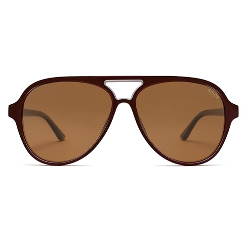 Image of SOJOS Classic Polarized Aviator Sunglasses for Women Men, Retro Trendy Aviators Shades SJ2201