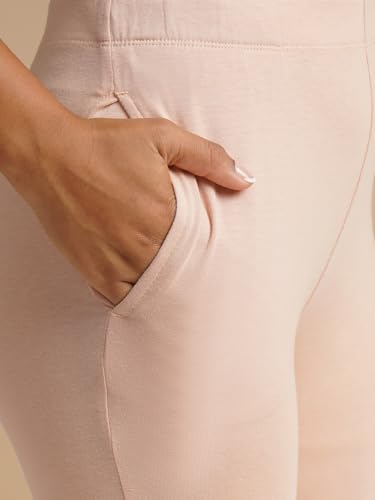 Image of ONE SKY Women Full Length Leggings | Cotton Modal Spandex Blend | High Waist Stretchable & Bio-Washed Fabric | Colour-Lock Technology | Comfortable Leggings for Women