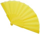 Dimensions : 26,6 x 25 x 4 cm eBuyGB Jolie éventail, Jaune, 40cm