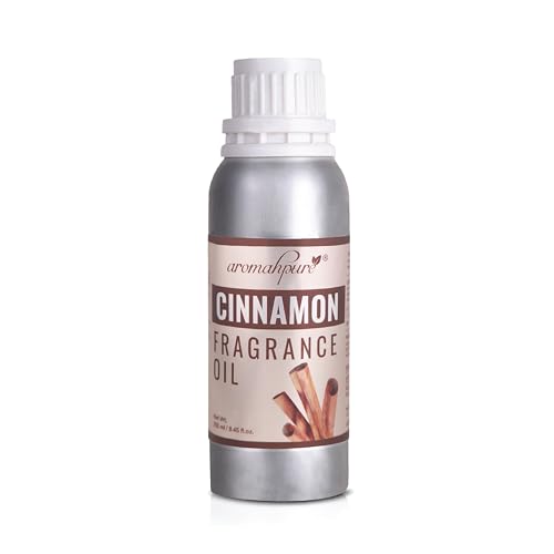 Image of Aromahpure Cinnamon Aroma Oil | 250ml Undiluted & Natural | Long-Lasting Scent for Aromatherapy, Candle & Soap Making, Diffusers, Room Freshener, Humidifier, Bathroom Revitalizer & Home Essentials