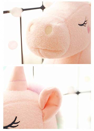 Image of Tickles Unicorn Horse Soft Stuffed Plush Animal Toy for Girls & Boys Kids Babies Birthday Gift (Color: Pink Size: 25 cm)