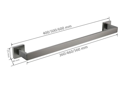 Ensemble d'accessoires de salle de bain acier inoxydable porte-serviette