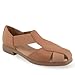 Aerosoles Women's 4GIVE Flat Sandal, Tan PU, 8M