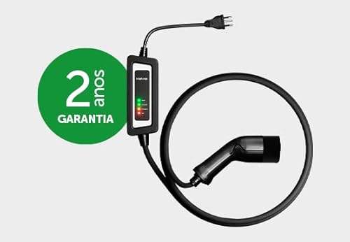 Carregador Veicular Portátil Mini AC 3 KW Preto Intelbras
