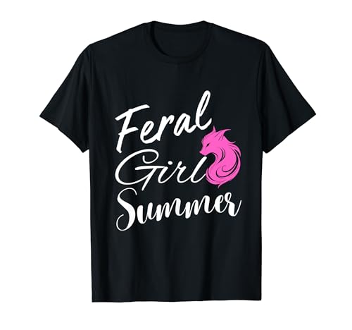 Mujer fresca de verano Feral Girl Camiseta