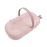 Done by Deer - Lounger met Activiteitenboog - 76x42x12 cm - Red Dot Award - Verwijderbare Boog - Powder
