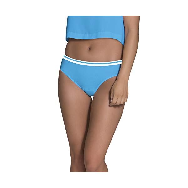 Fruit-of-the-Loom-Womens-Tag-Free-Cotton-Bikini-Panties Fruit of the Loom Women's Eversoft Cotton Bikini Underwear, Tag Free & Breathable, Cotton-10 Pack-Colors May Vary, 8
