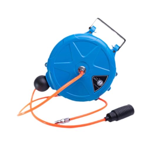 Retractable Air Hose Reel Air Hose Reel Easily Installation Enclosed with Air Hose Quick Coupler Air Compressor Hose Reel