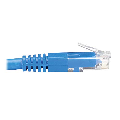 Cable Ethernet Cat6 Tripp Lite 20 pies Azul Ángulo Izquierdo miniatura 4