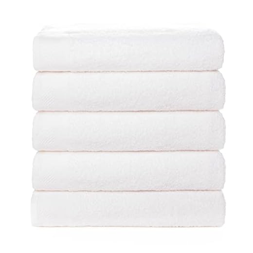 Kit Com 5 Toalhas De Banho Banhão Gigantes Canadá - 75cm x 1,50cm (Branco)