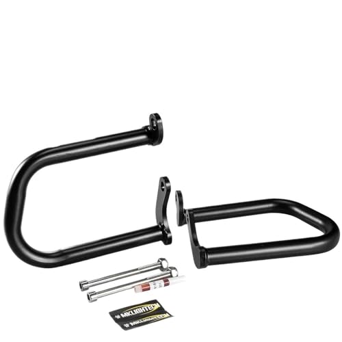 Moteur protégé pour l'aventure en CB200X : crash bar rigide - 3