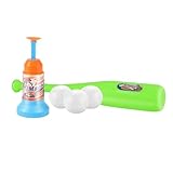LIOOBO 1 Schachtel Baseball Pitching Maschine mit Schläger Launcher Bällen Kinderfreundlich Robustes Kunststoff Fördert Schlagtechnik und Koordination für Drinnen und Zufällige Farbe