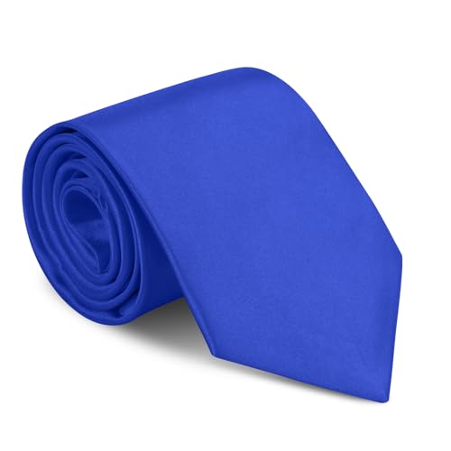 URAQT Cravate Homme, Cravate pour hommes faite à la main, 8CM Étroit Slim Plusieurs Couleurs Disponibles, Cravate Unie pour Mariage Cravate d'Affaires...