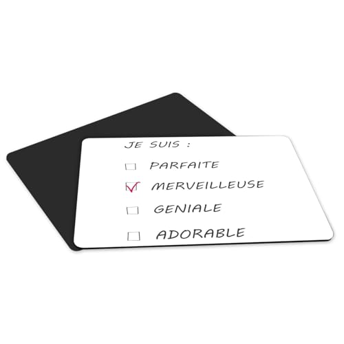 Sets de table grand format en caoutchouc Je suis Merveilleuse x4