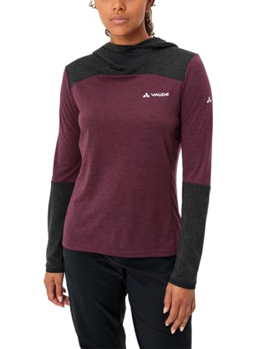 VAUDE Damen Women’s Tremalzo Ls T-Shirt, Cassis Uni, 42 EU