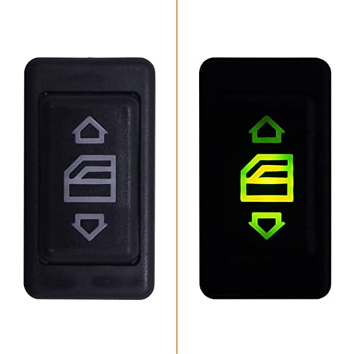 Bouton interrupteur voiture 12V 20A avec indicateur LED vert intégré
