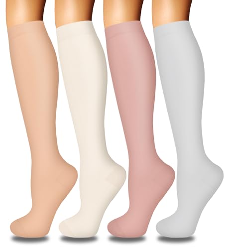 Iseasoo 4 Pairs Compression Socks