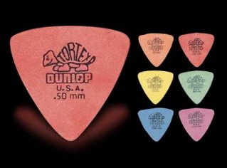 PUAS DUNLOP – Tortex Triangle (Picker 431R) (Calibre 1´00) (Bolsa con 10 Unidades) - Les Beatles, Paul McCartney, John Lennon, RIngo Starr, George Harrison PUAS DUNLOP - Tortex Triangle (Picker 431R) (Calibre 1´00) (Bolsa con 10 Unidades)