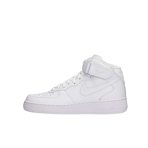 Nike Air Force 1 Mid '07 Zapatillas para Hombre, Blanco, Talla EU 42 ( 7.5 UK)
