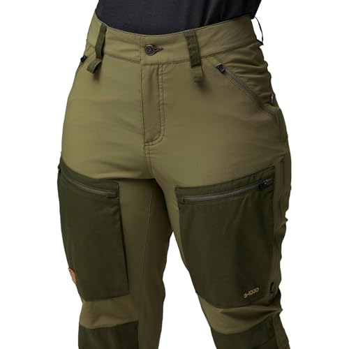 Fjällräven Damen Keb Agile Hose, Basalt/Iron Grey, 40/L