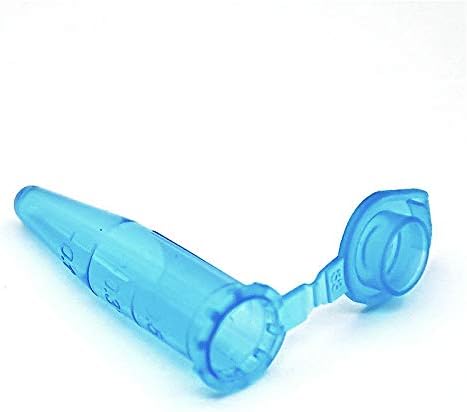 1000pcs Centrifuge Tube With Lid 0.5 ml Blue PCR Tube Laboratory Centrifugal Tube 500 ul Bottom Tip Color EP Tube With Scale 1000 / PK